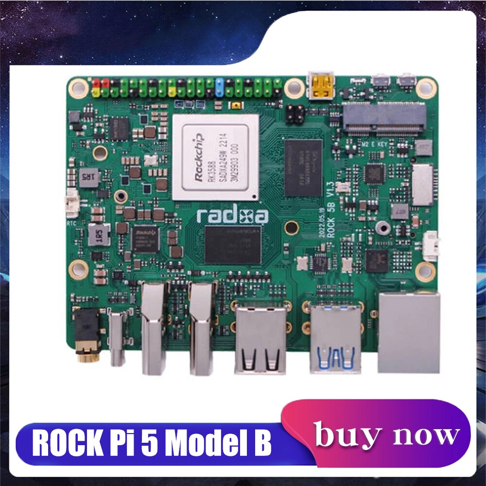 Radxa ROCK Pi 5B ROCK Pi 5  B RK3588 8 ھ  , RAM 4G 8G 16G ɼ, ǰ